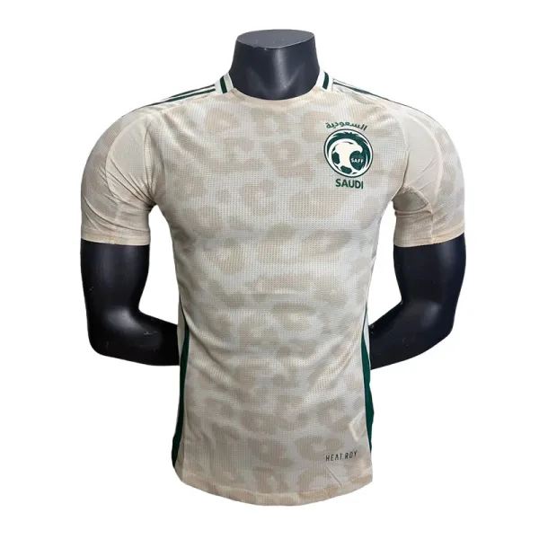 Adidas Saudi Arabia National Team 2023 Away Jersey Beige Camo Jersey - 1