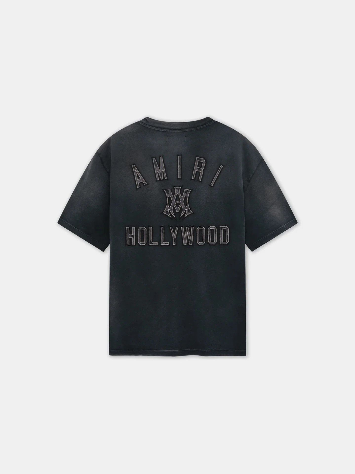 AMIRI T-Shirts Graphic Logo — 2085 washed black