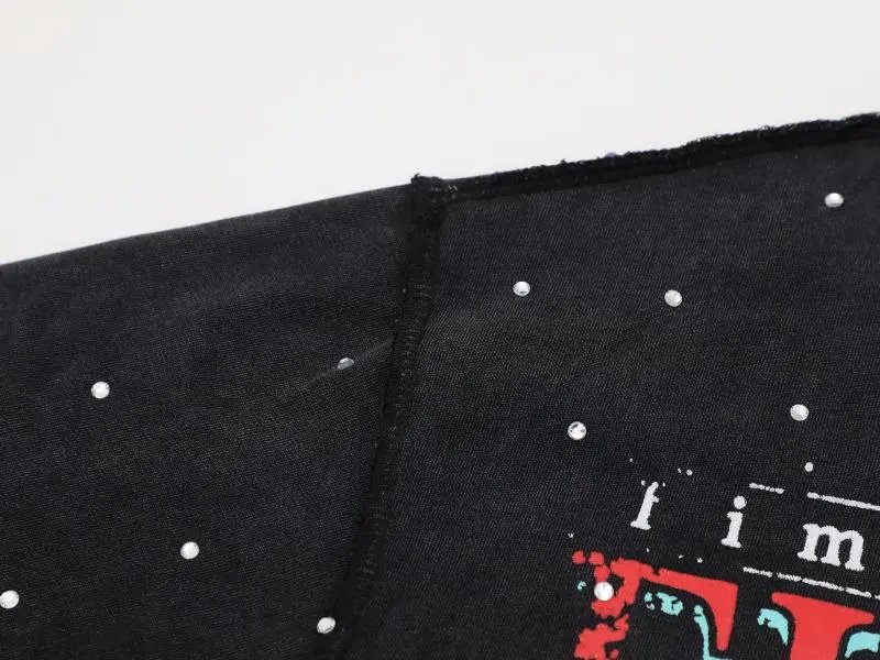 First Row x Hellstar Records Graphic Print Black T-Shirt - 30