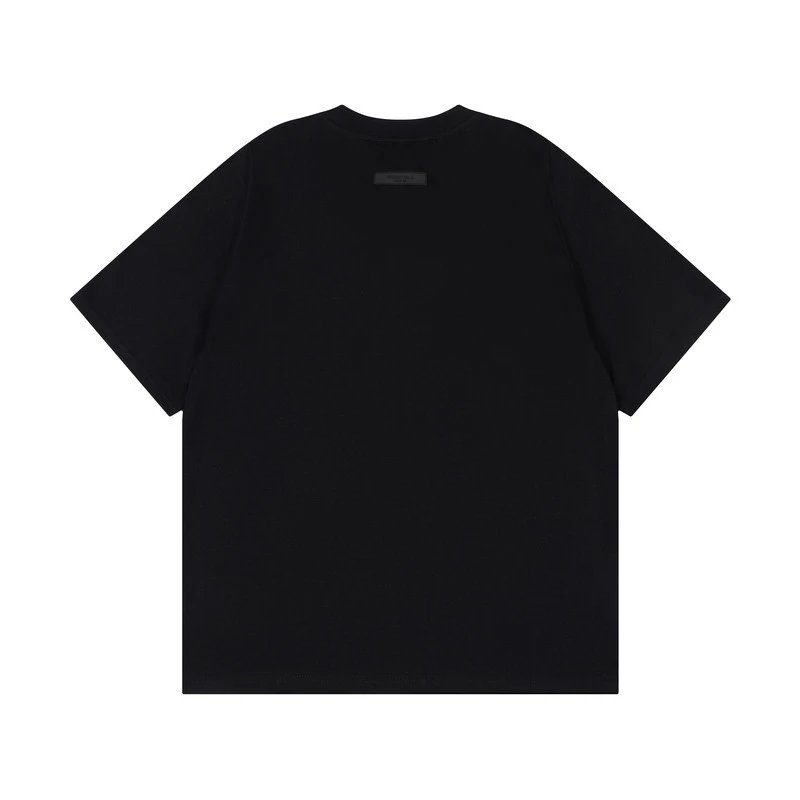 Fear of God Essentials 1977 Arch Logo Black T-Shirt and Shorts Set - 17