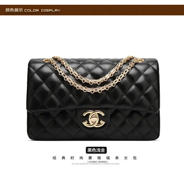 Chanel Shoulder Bags Quilted flap chain bag with interlocking CC turn-lock product detail image 23