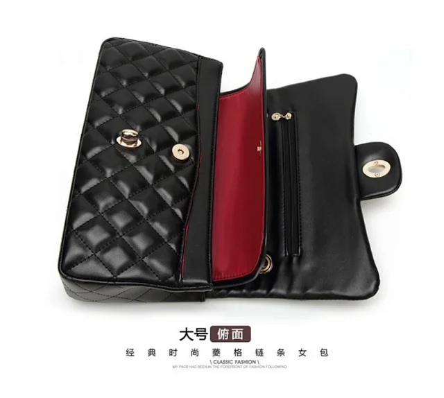 Chanel Shoulder Bags Quilted flap chain bag with interlocking CC turn-lock product detail image 29