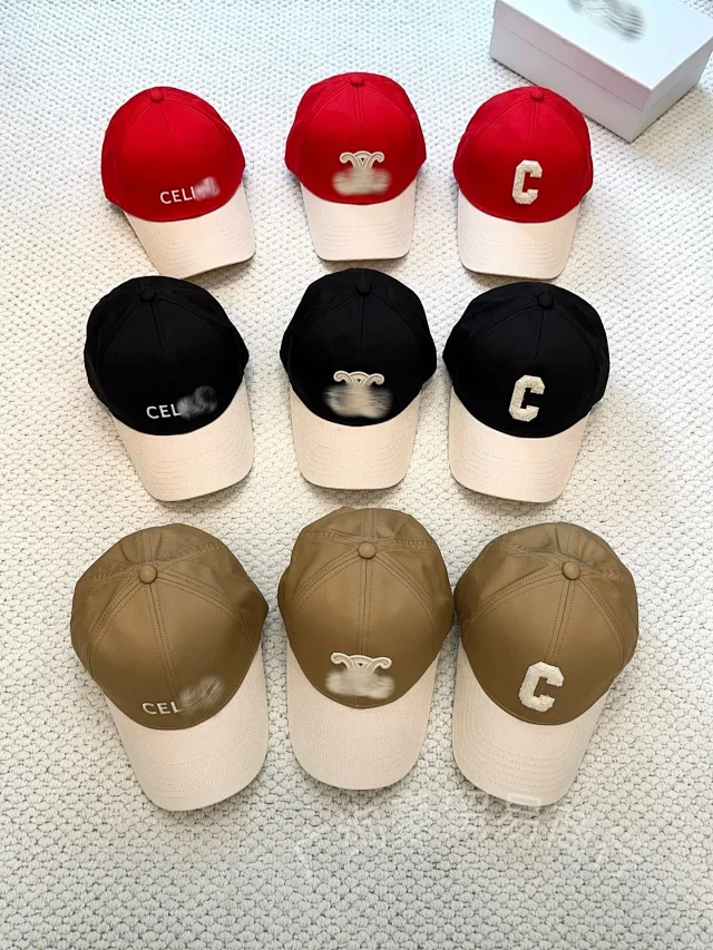 CELINE Hats Embroidered Logo Baseball Cap product detail image 1