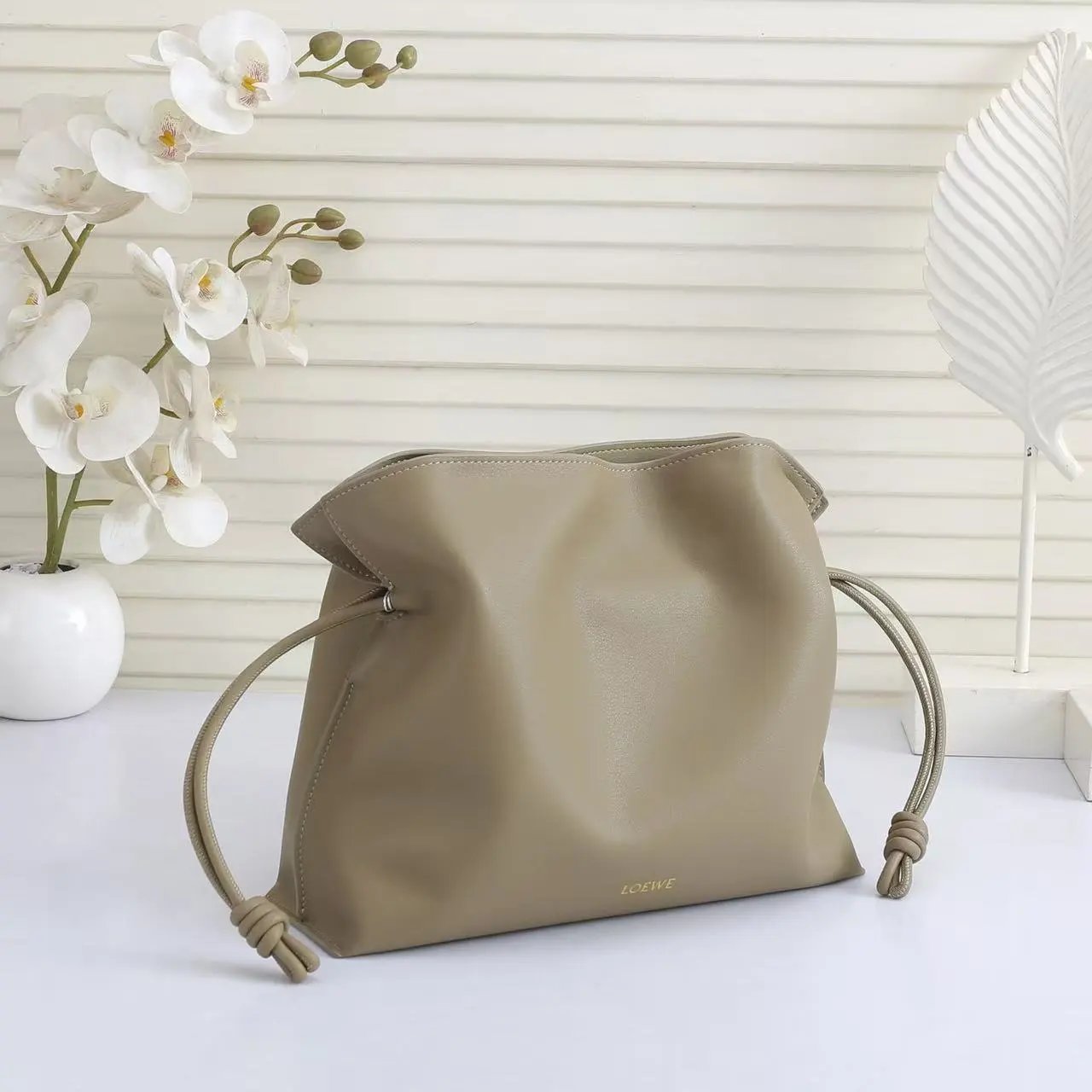 Loewe Hammock Bag Cognac Leather Handbag - 7