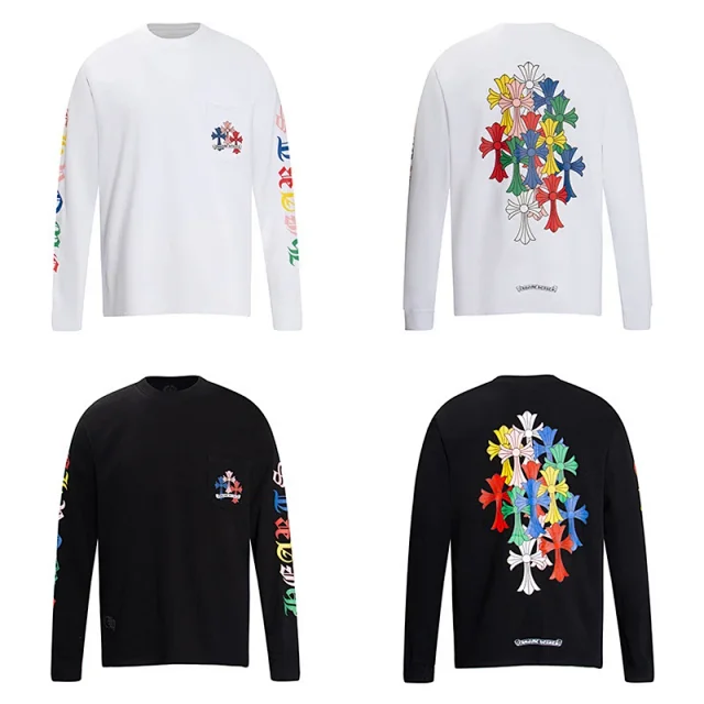 Chrome Hearts T-Shirts Graphic Long-Sleeve T-Shirt product detail image 3