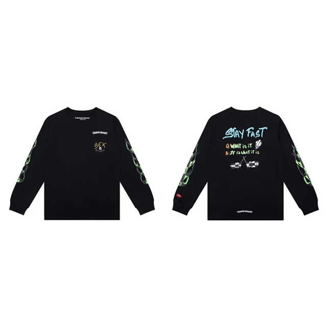 Chrome Hearts T-Shirts Graphic Long-Sleeve T-Shirt product detail image 4