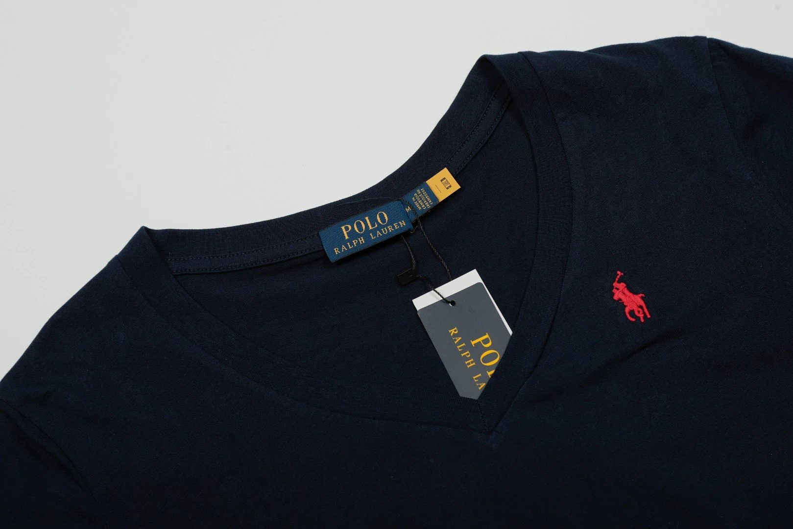 Polo Ralph Lauren V-Neck T-Shirt Black - 5