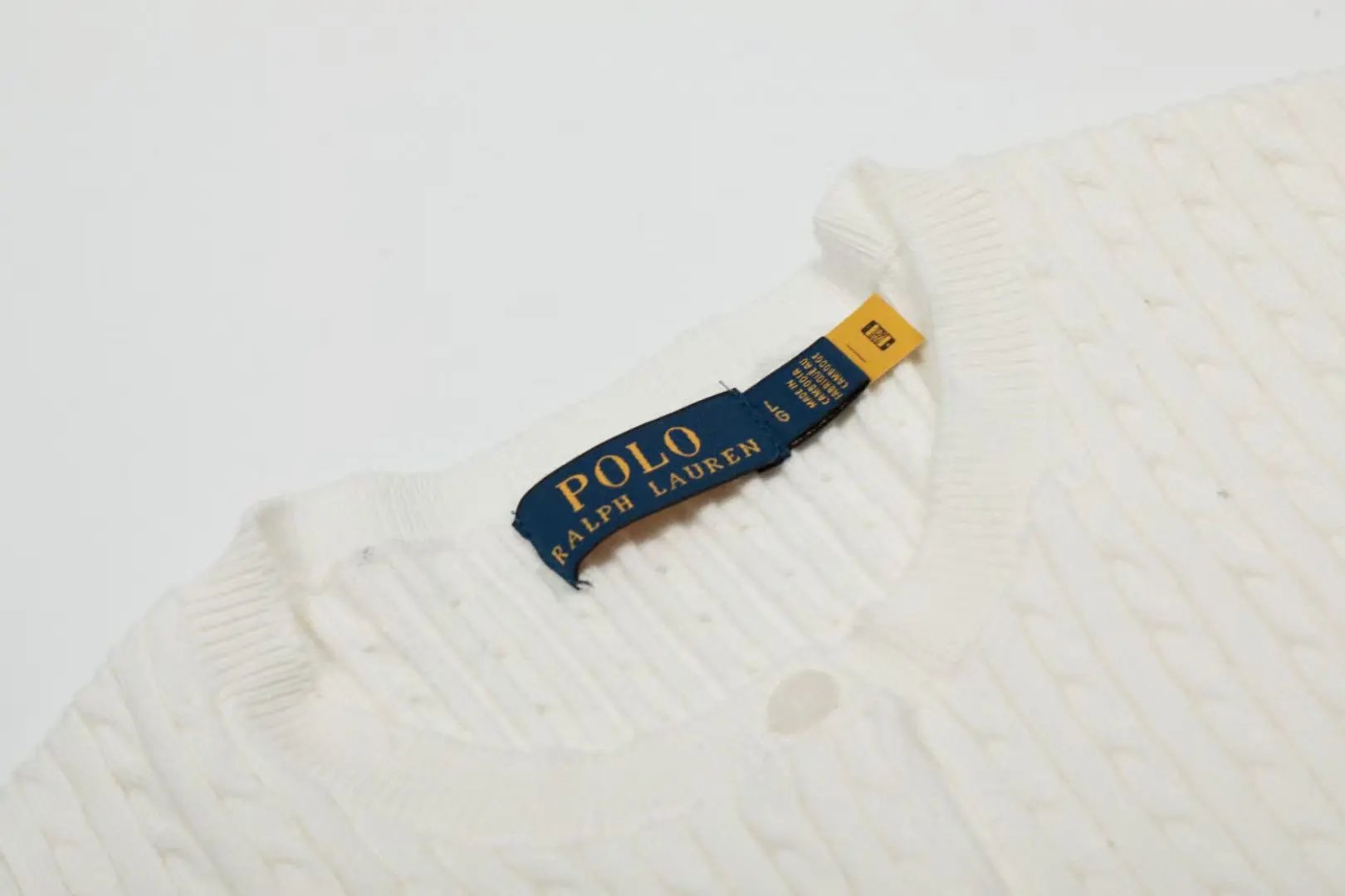 Polo Ralph Lauren Cable Knit Cardigan Red - 6