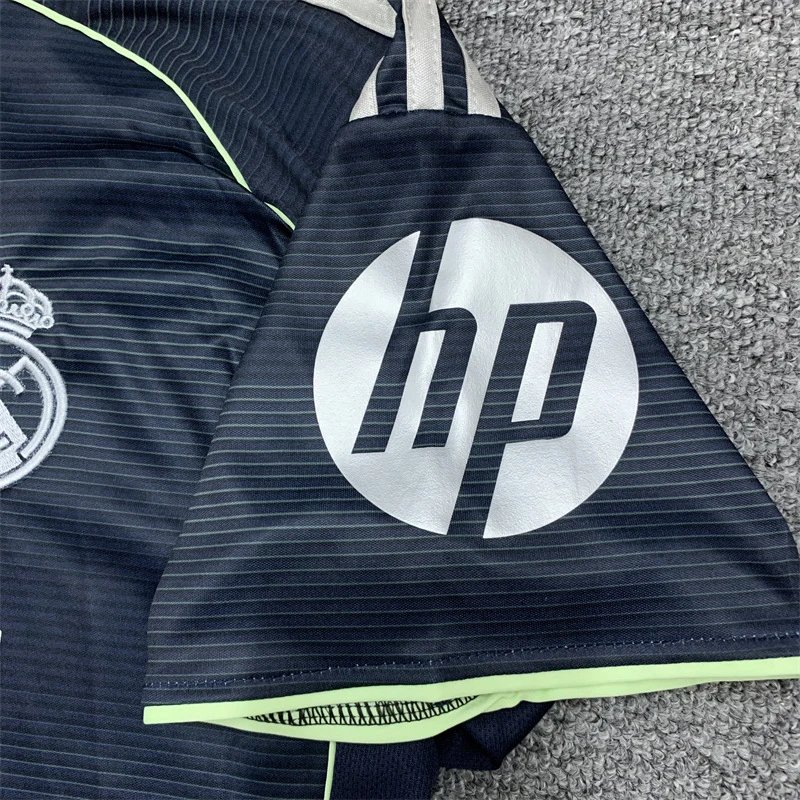 Real Madrid Carvajal #2 Away Kit Navy Green Jersey and Shorts Set - 10