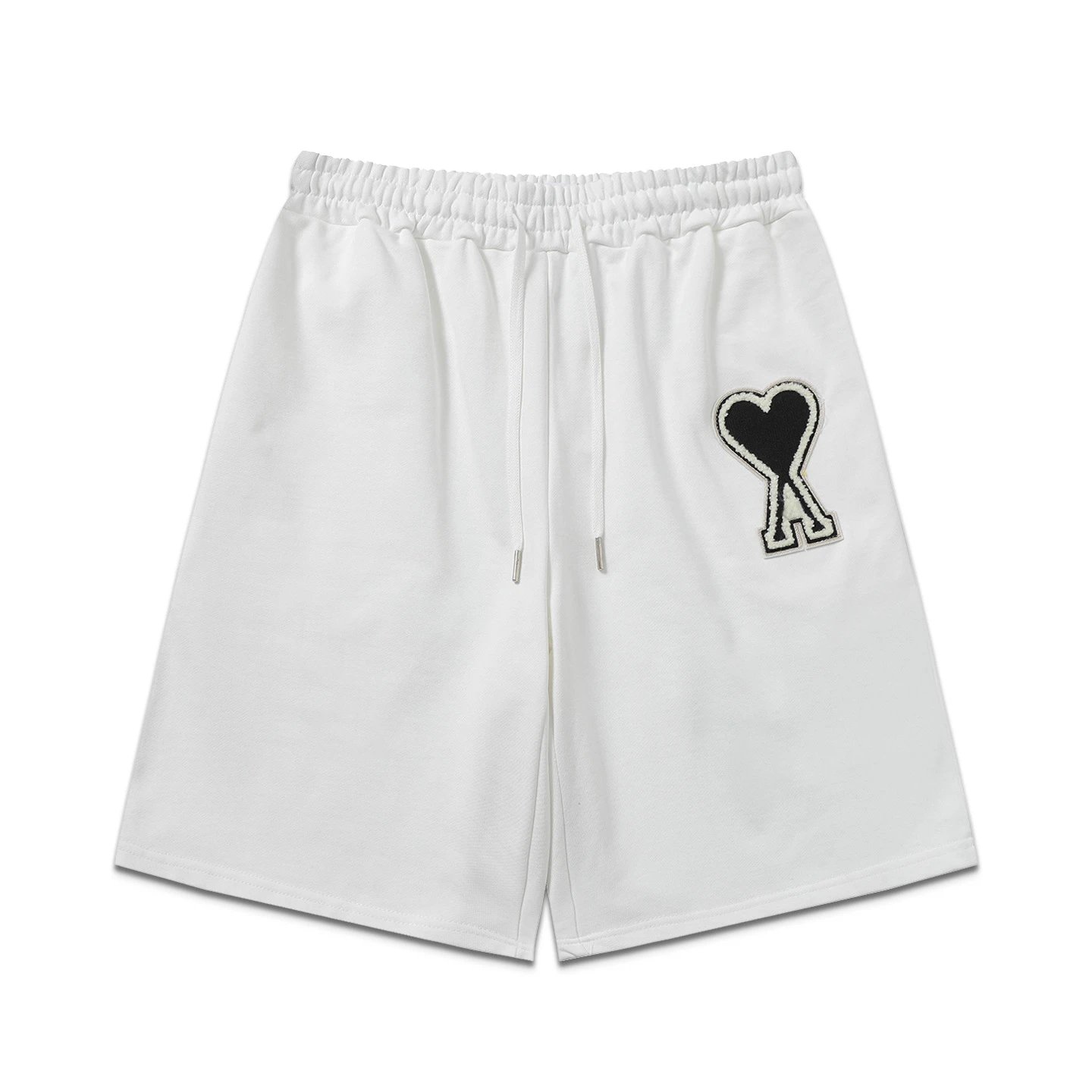 Comme des Garçons Play Heart Logo Sweat Shorts Black - 18