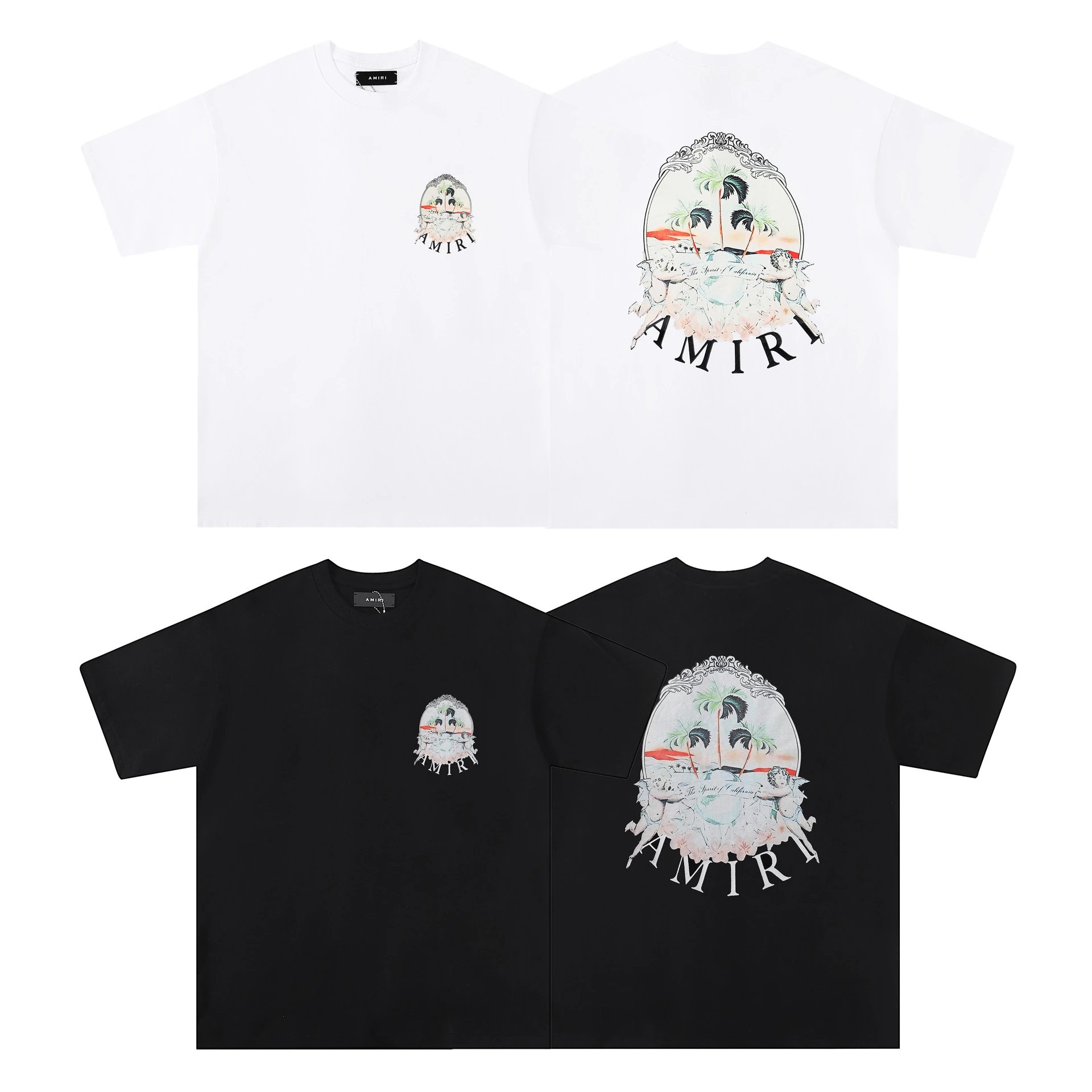 Amiri Ornate Script Logo White T-Shirt - 25
