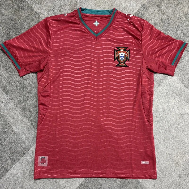 Design Club Tijuana x Caliente x Carl's Jr. Red and Navy Soccer Jersey - 26