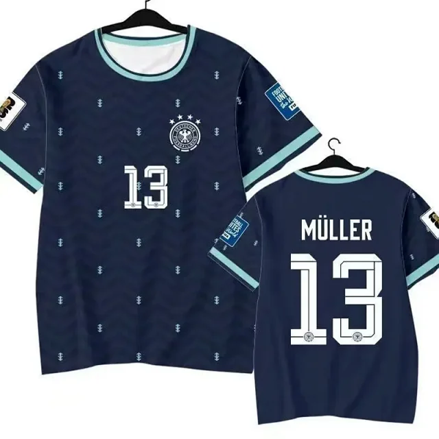 German Football Association Jerseys Germany Home Jersey with Player Name and Number product detail image 8