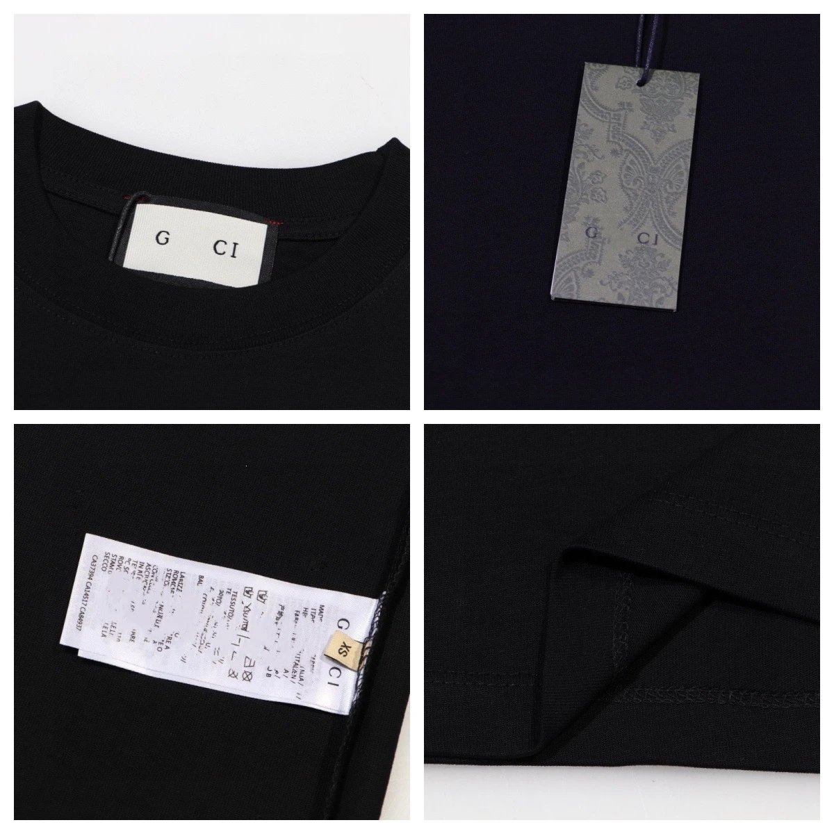 Gucci Woof Graphic Print Black T-Shirt - 3
