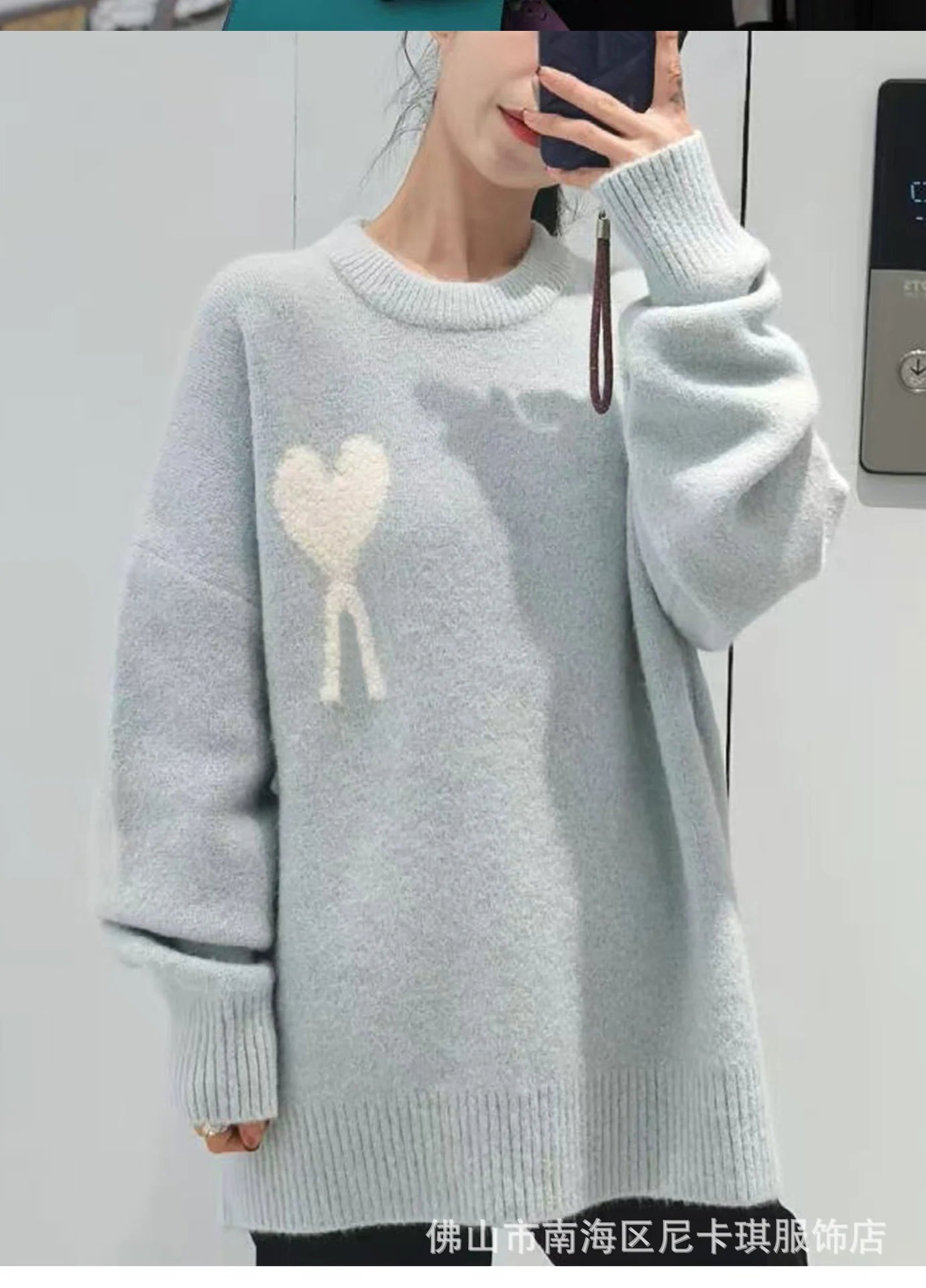 Comme des Garçons Play Heart Logo Knit Sweater Mustard Yellow - 14