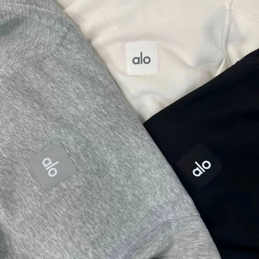 Alo Full-Zip Hoodie Gray - 6