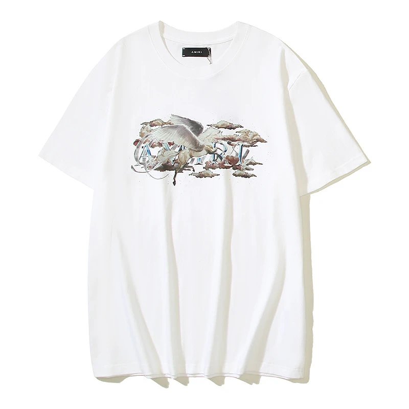 Design 'The Spirit of California' Graphic Print Oversized T-Shirt White - 5