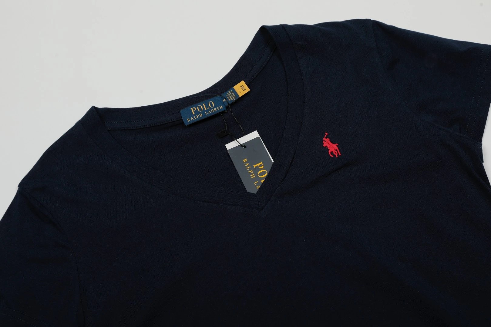 Polo Ralph Lauren V-Neck T-Shirt Black - 6