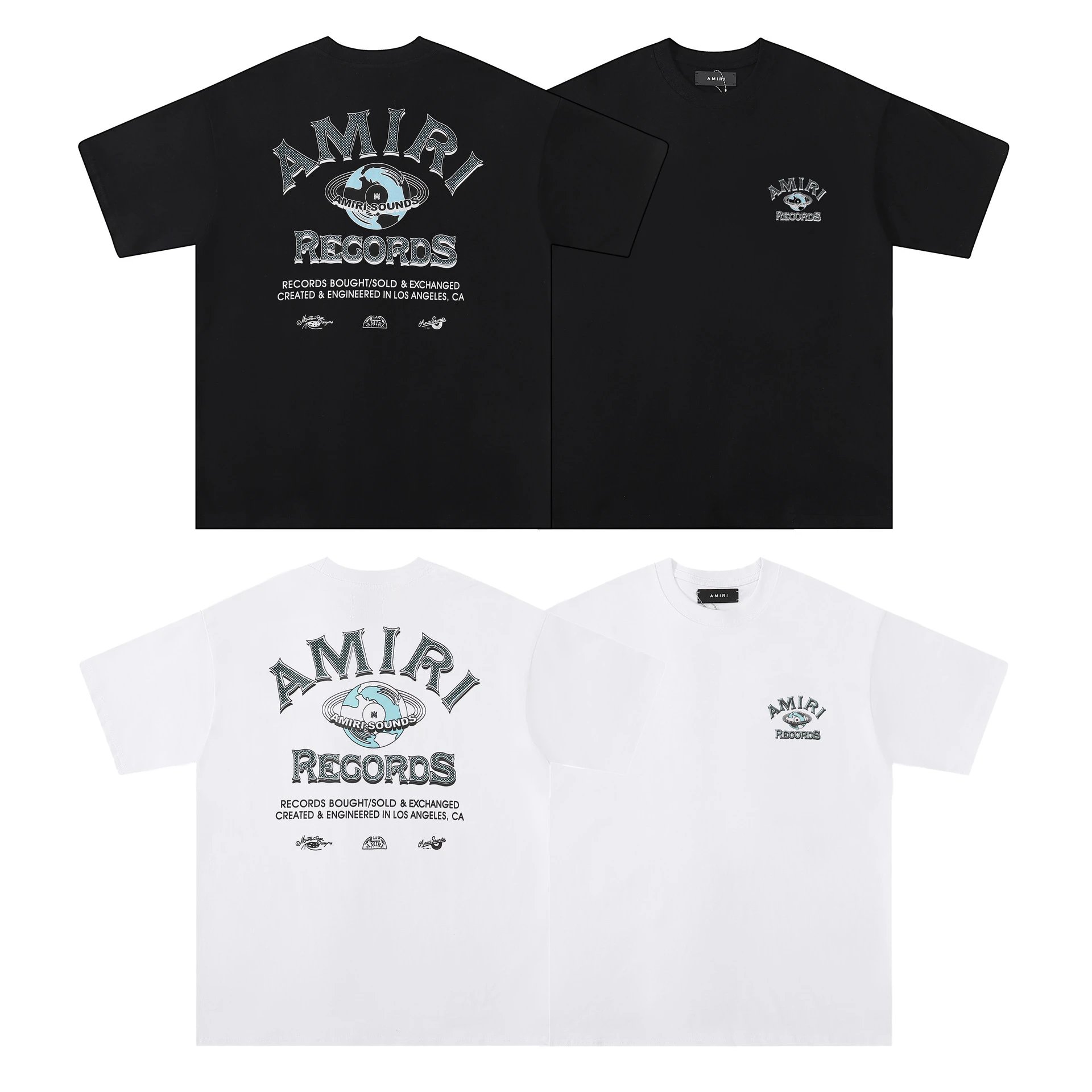 Amiri Ornate Script Logo White T-Shirt - 31