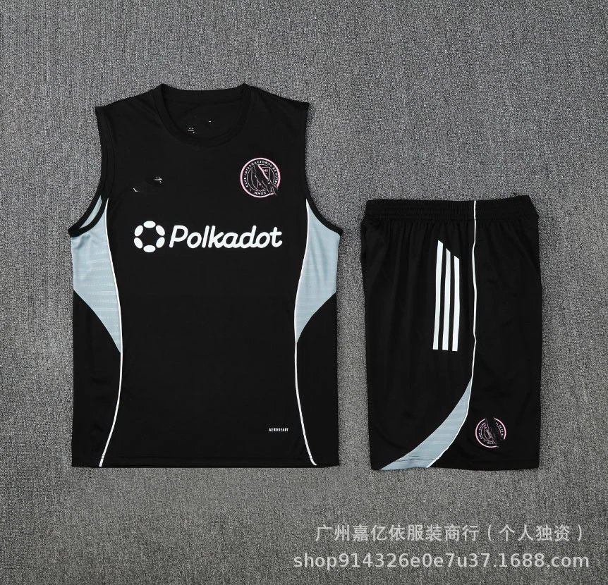 Design Coca-Cola x CyborgFit Cyberpunk Graphic Vest Top and Shorts Set Black / Blue Sets - 16