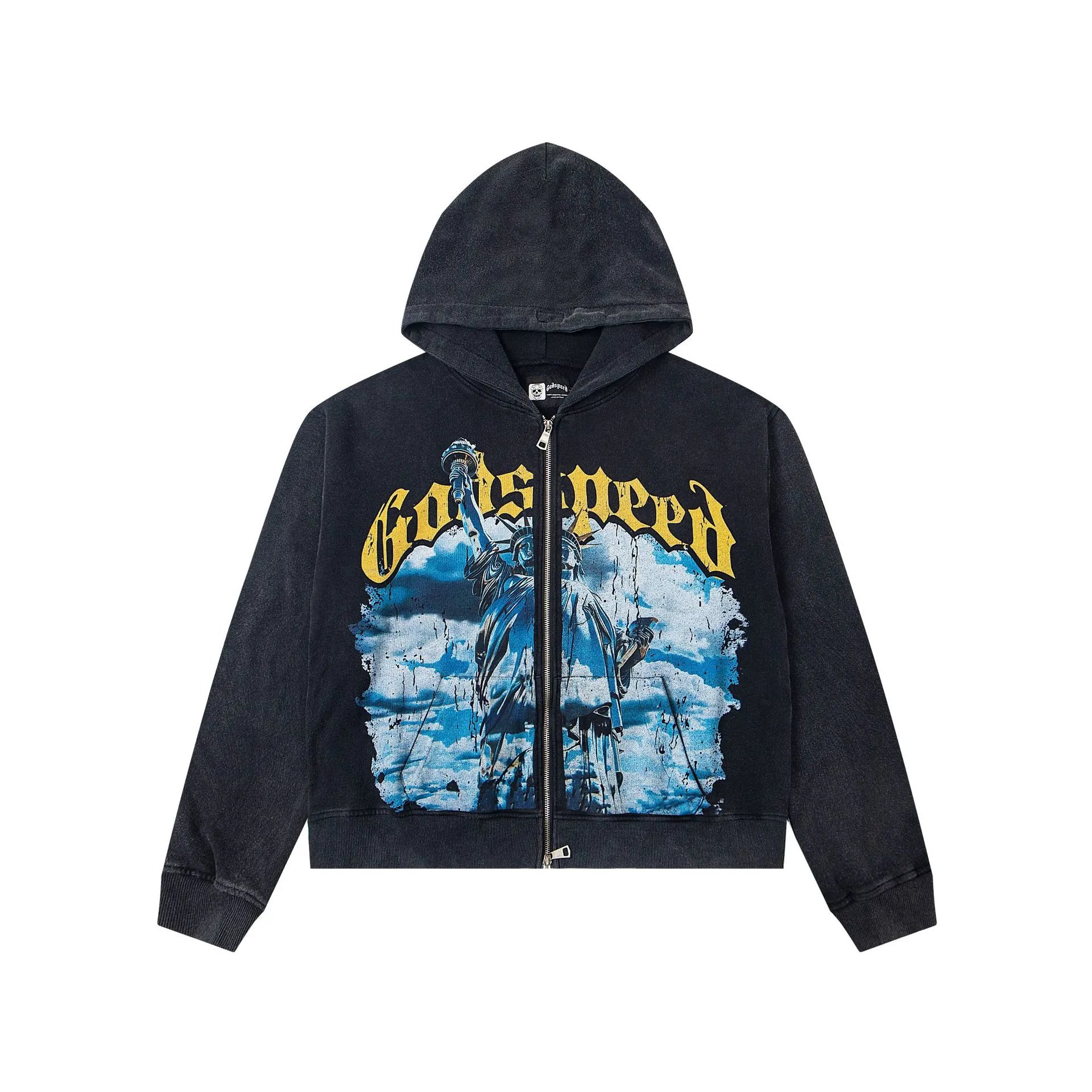 Godspeed Hoodies & Sweatshirts Graphic-print pullover hoodie — G05 black