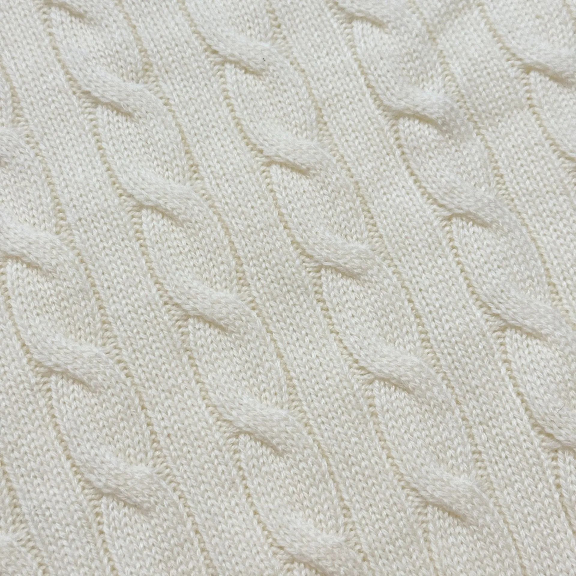 Polo Ralph Lauren Cable Knit Polo Sweater Ivory - 16