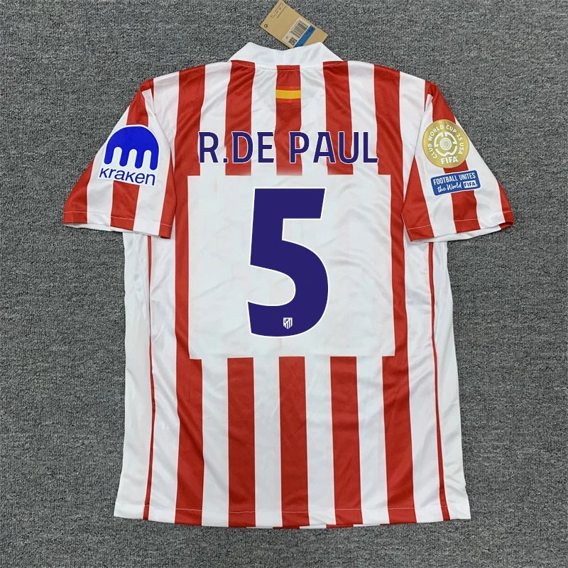 Atlético Madrid 2023-24 Home Jersey J. Álvarez #19 + Shorts - 4