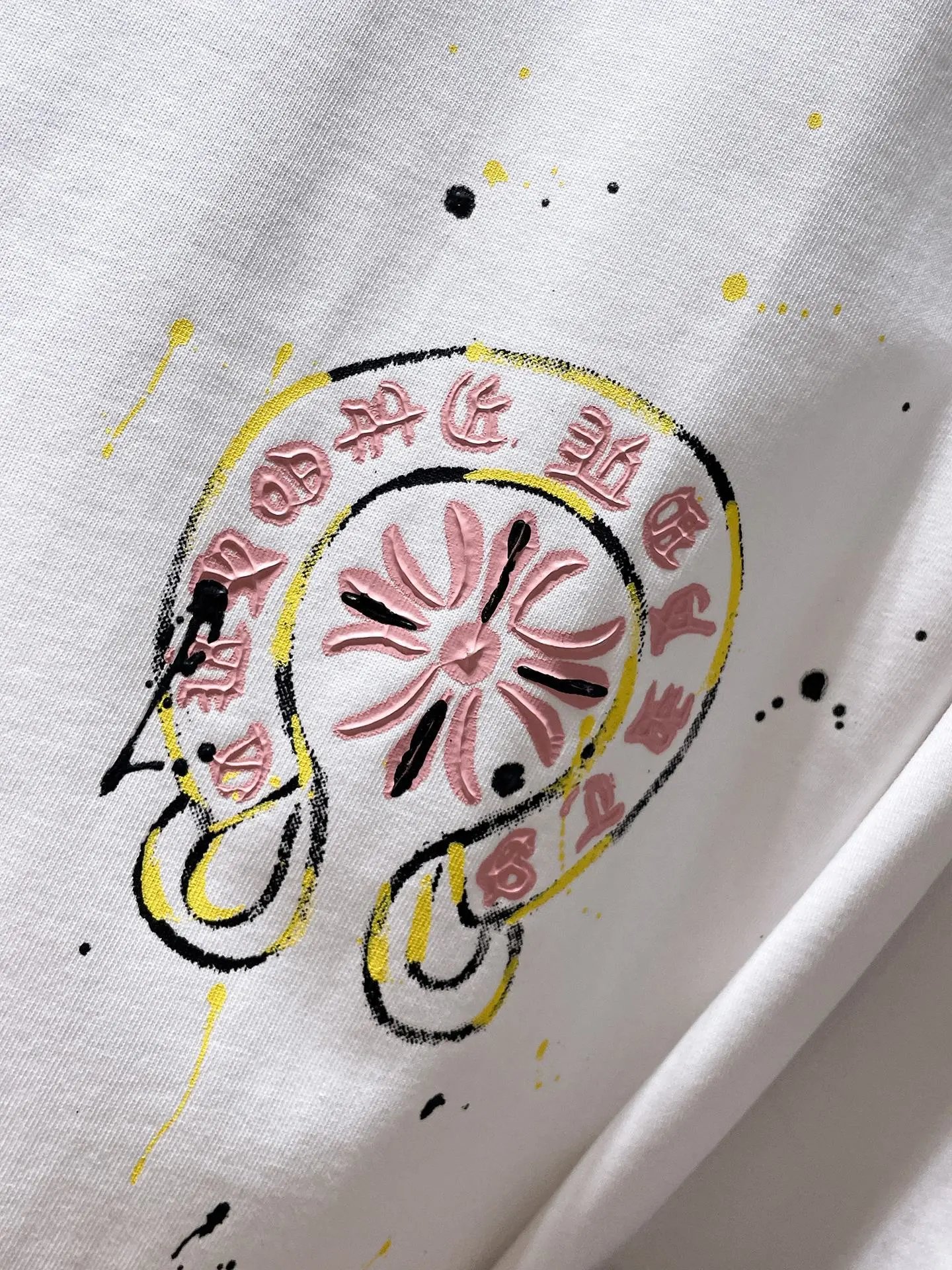 Design St Barth x Unknown Brand Graphic Print Black Oversized T-Shirt T-Shirts - 43
