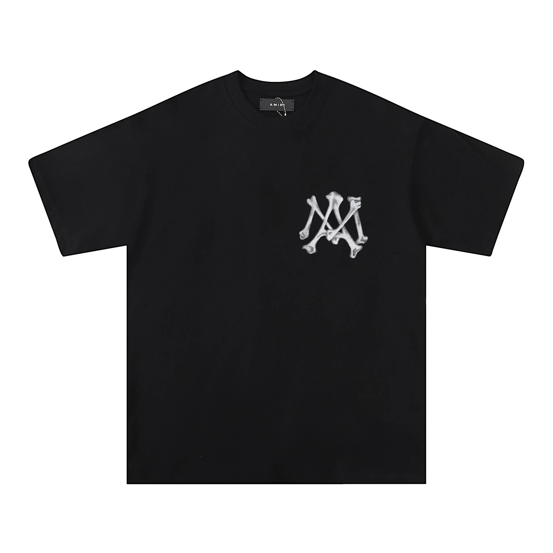 Amiri Paint Splatter Logo Black T-Shirt - 15