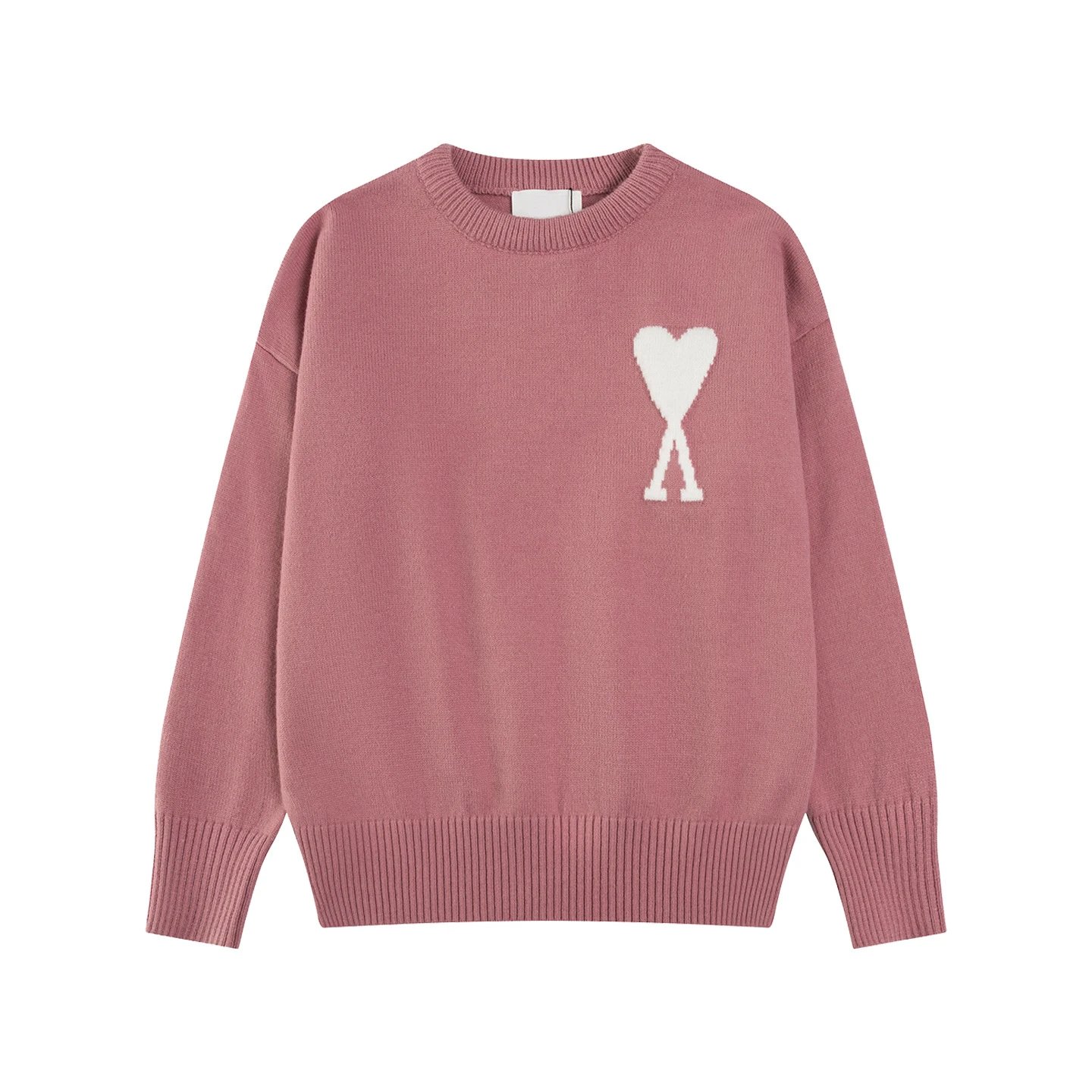 Comme des Garçons Play Heart Logo Knit Sweater Mustard Yellow - 26