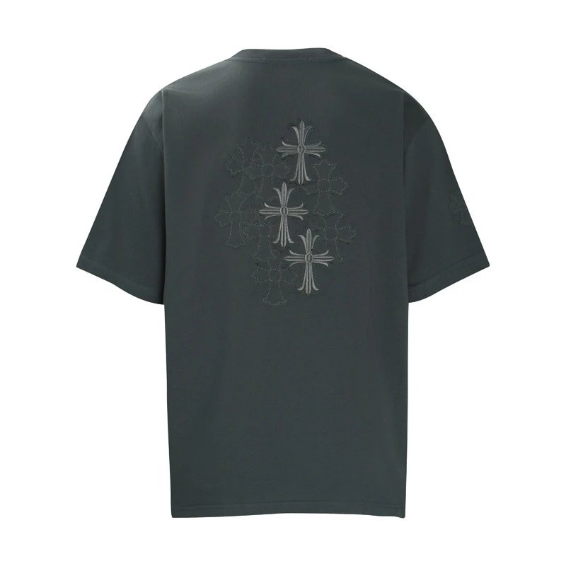 Chrome Hearts T-Shirts Short-Sleeve Cross Graphic T-Shirt image 2
