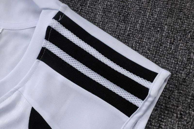 Flamengo Training Vest and Shorts Set White / Black / Gold - 5
