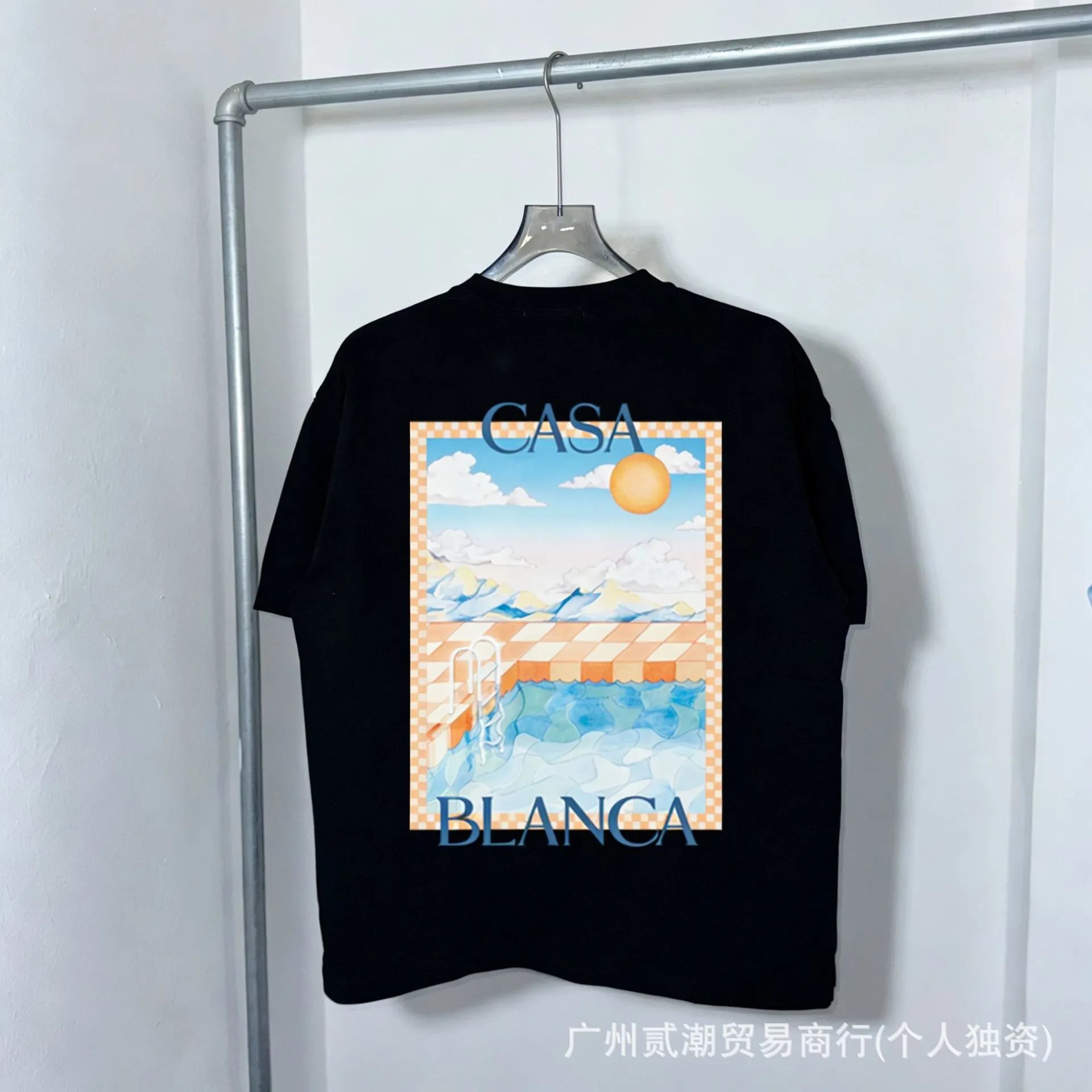 Casa x BLANCA Graphic Print White T-Shirt - 5