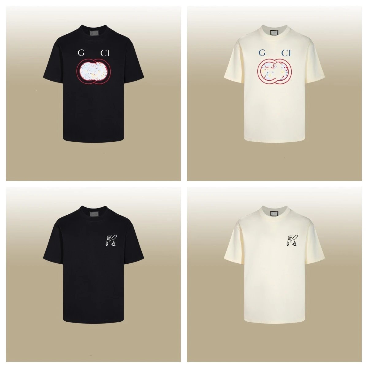 Gucci Woof Graphic Print Black T-Shirt - 4