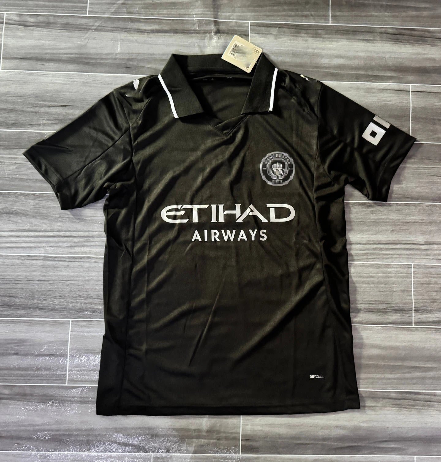 Macron Brighton & Hove Albion FC 2023-24 Away Jersey White and Lavender Stripe Jersey - 16