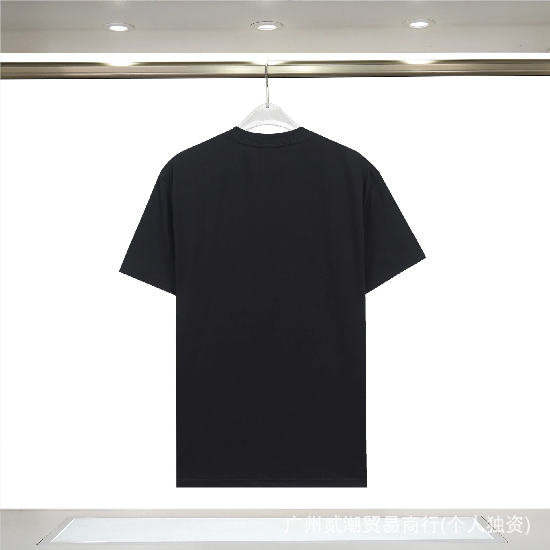 Casablanca Wave & Flame Graphic Black T-Shirt - 7