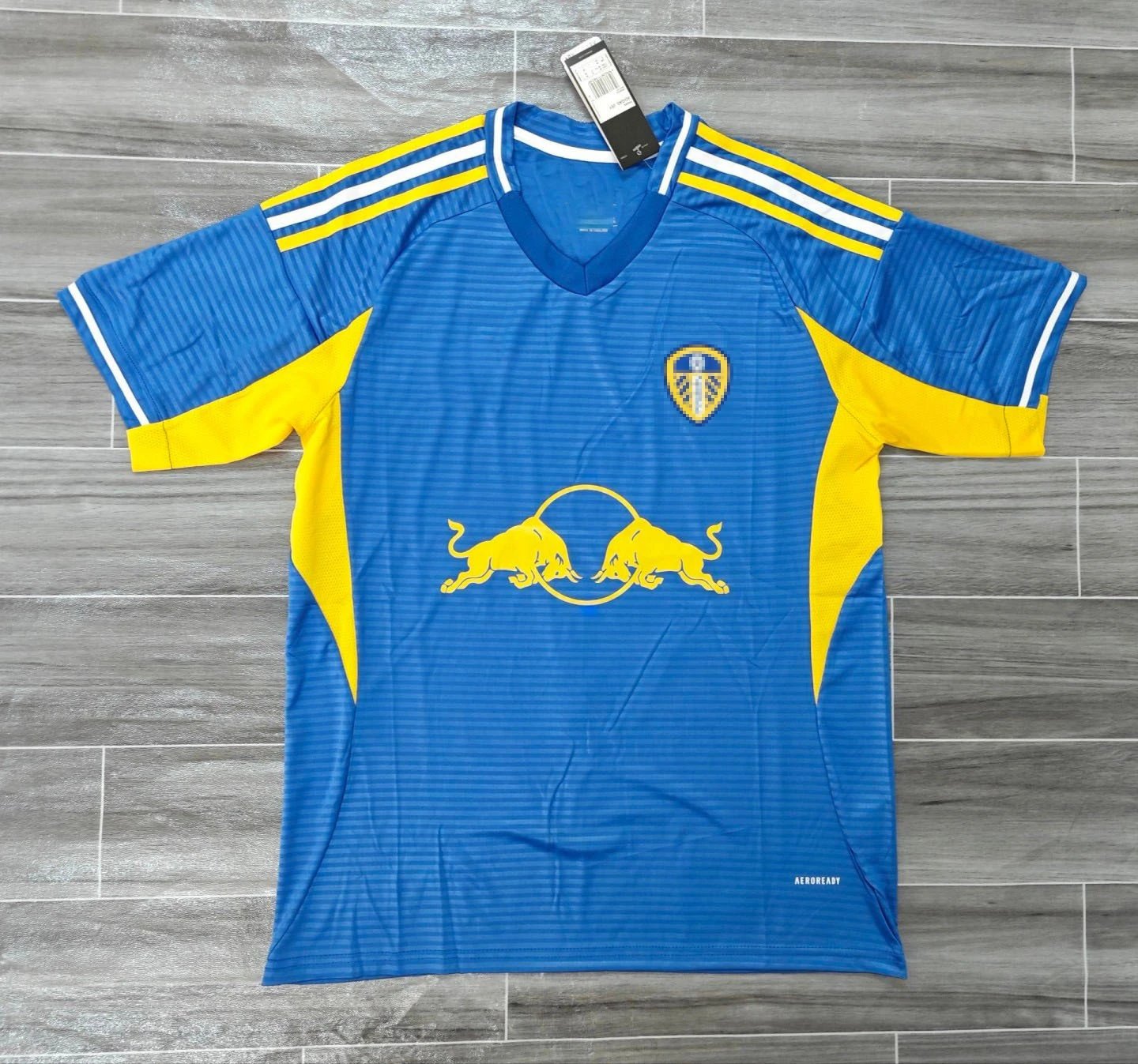 Macron Brighton & Hove Albion FC 2023-24 Away Jersey White and Lavender Stripe Jersey - 19