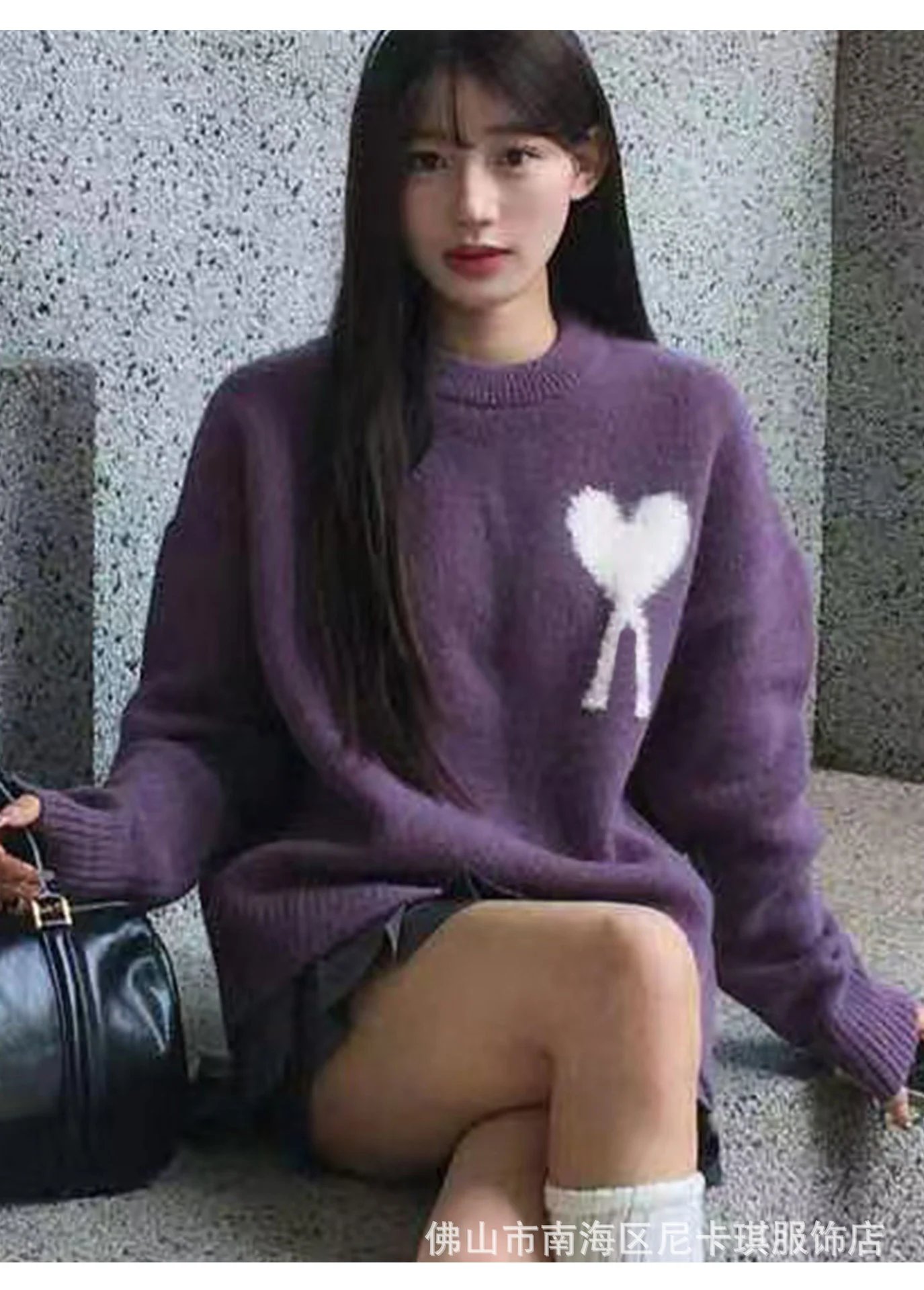 Comme des Garçons Play Heart Logo Knit Sweater Mustard Yellow - 11