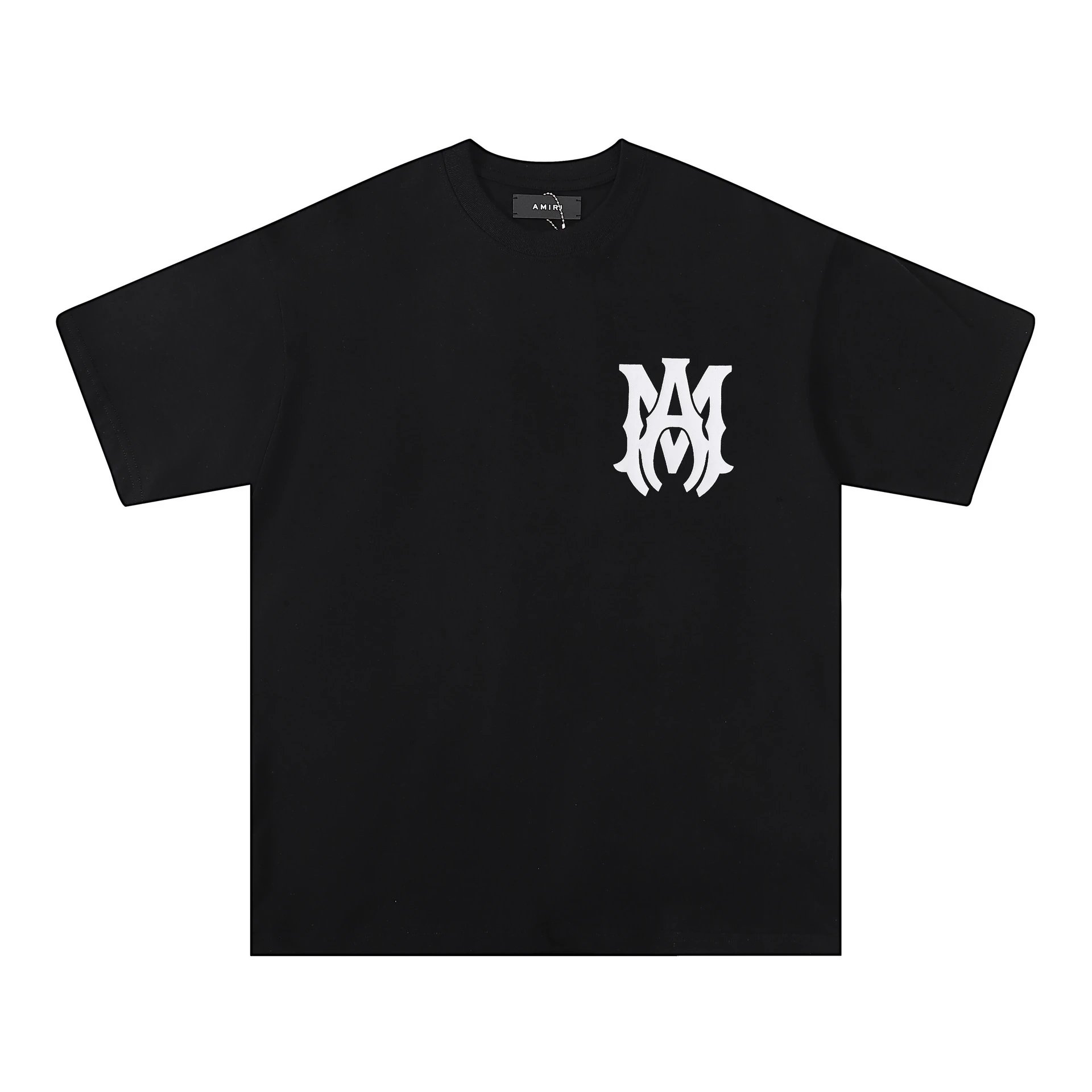 Amiri Paint Splatter Logo Black T-Shirt - 13