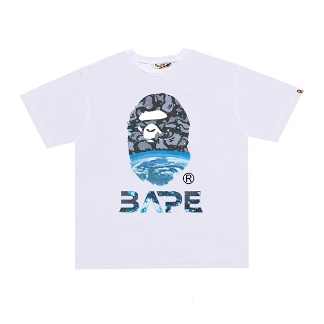 A BATHING APE T-Shirts Short-Sleeve Head Logo Graphic product detail image 7