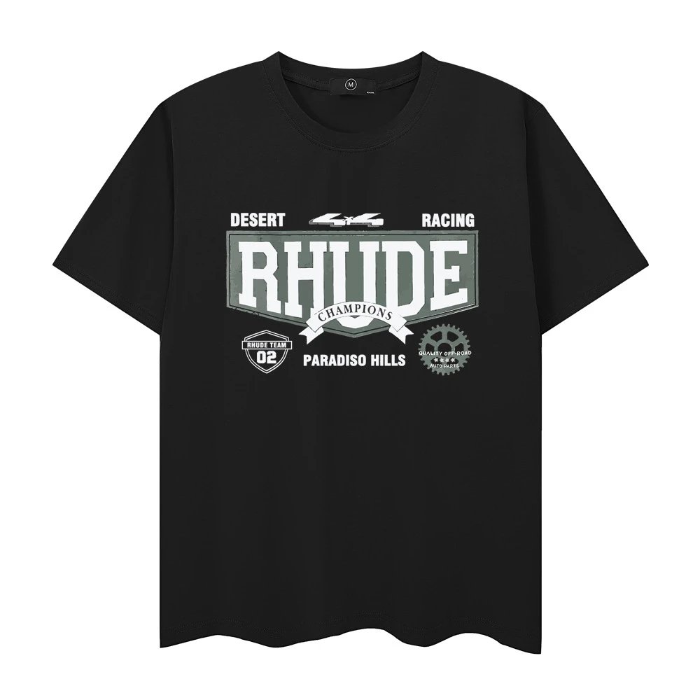 Rhude Star Logo Black T-Shirt - 36