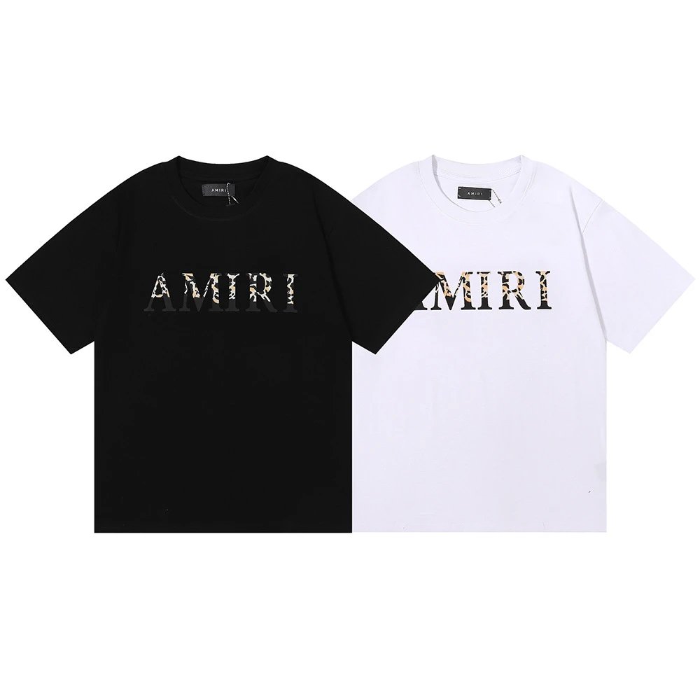 Amiri Monogram Logo T-Shirt Light Blue - 13