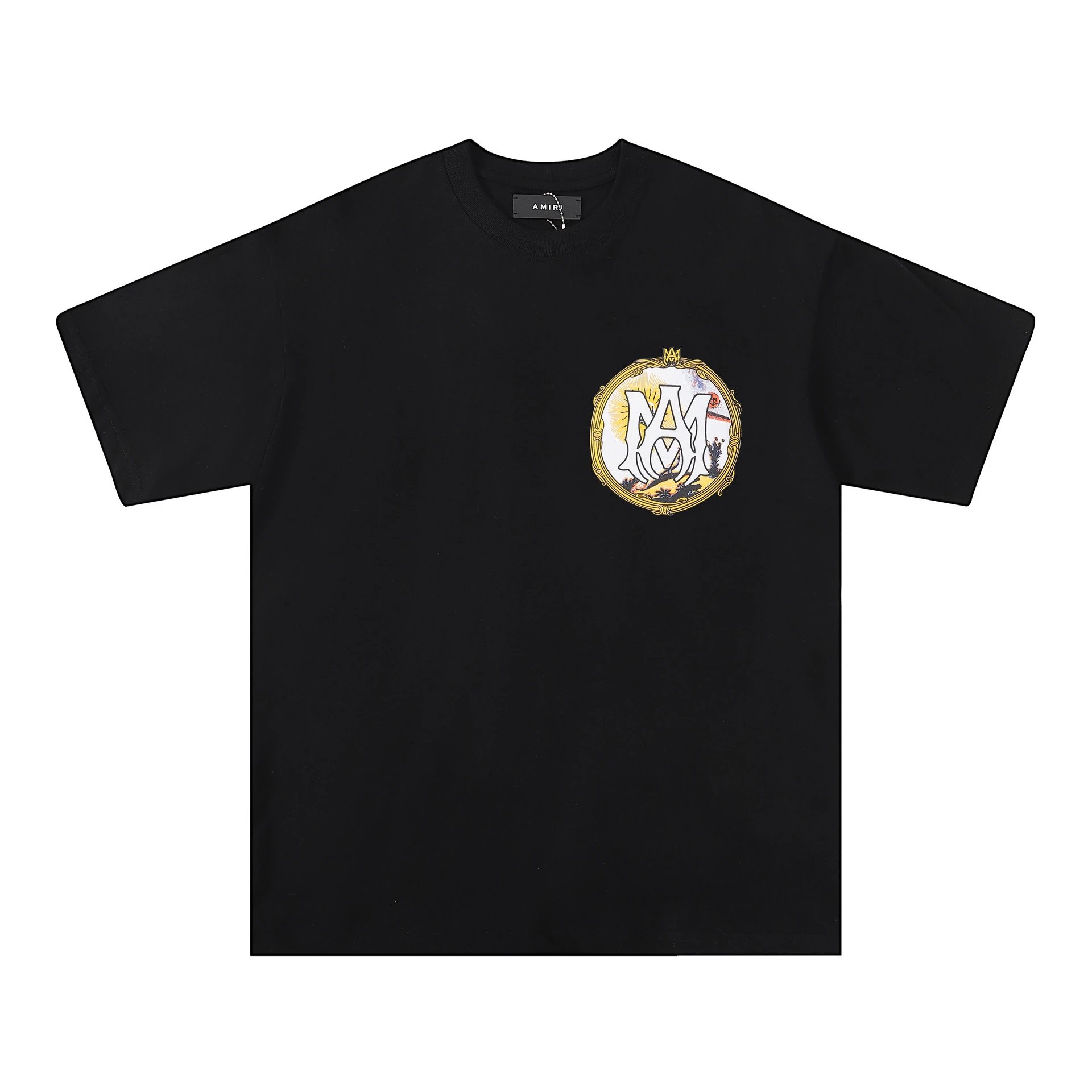 Amiri Paint Splatter Logo Black T-Shirt - 26