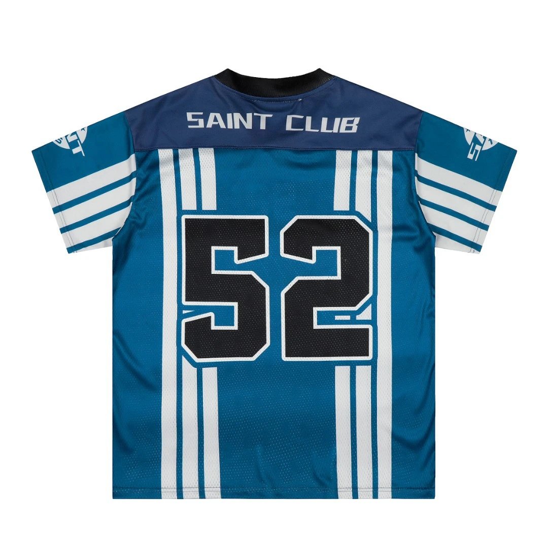Design Saint FC Yellow Green V-Neck Jersey - 11