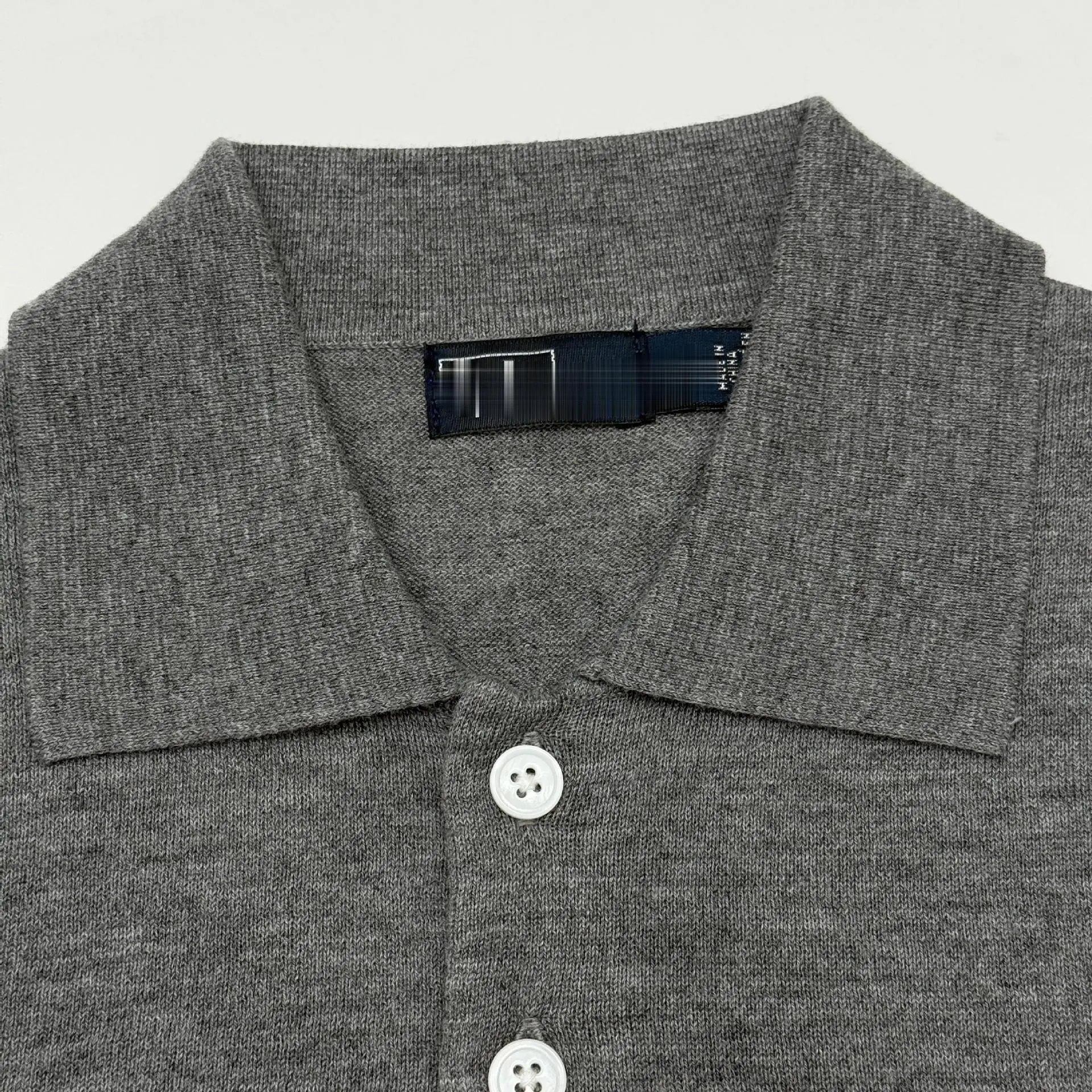Polo Ralph Lauren Knit Polo Gray Polo Shirt - 18