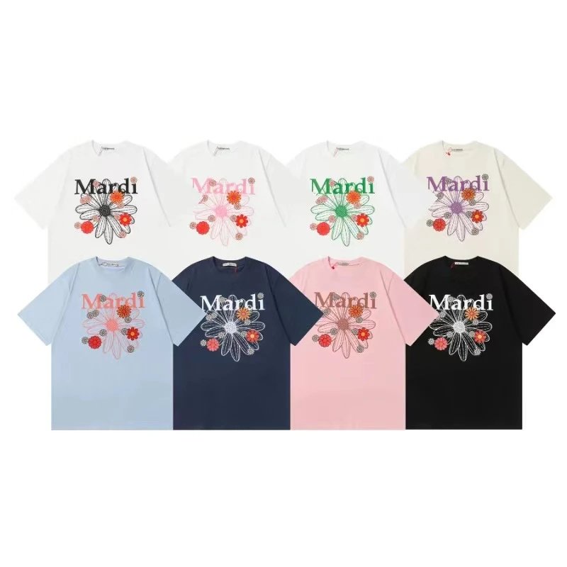 Mardi Mercredi Floral Print Oversized T-Shirt White - 3