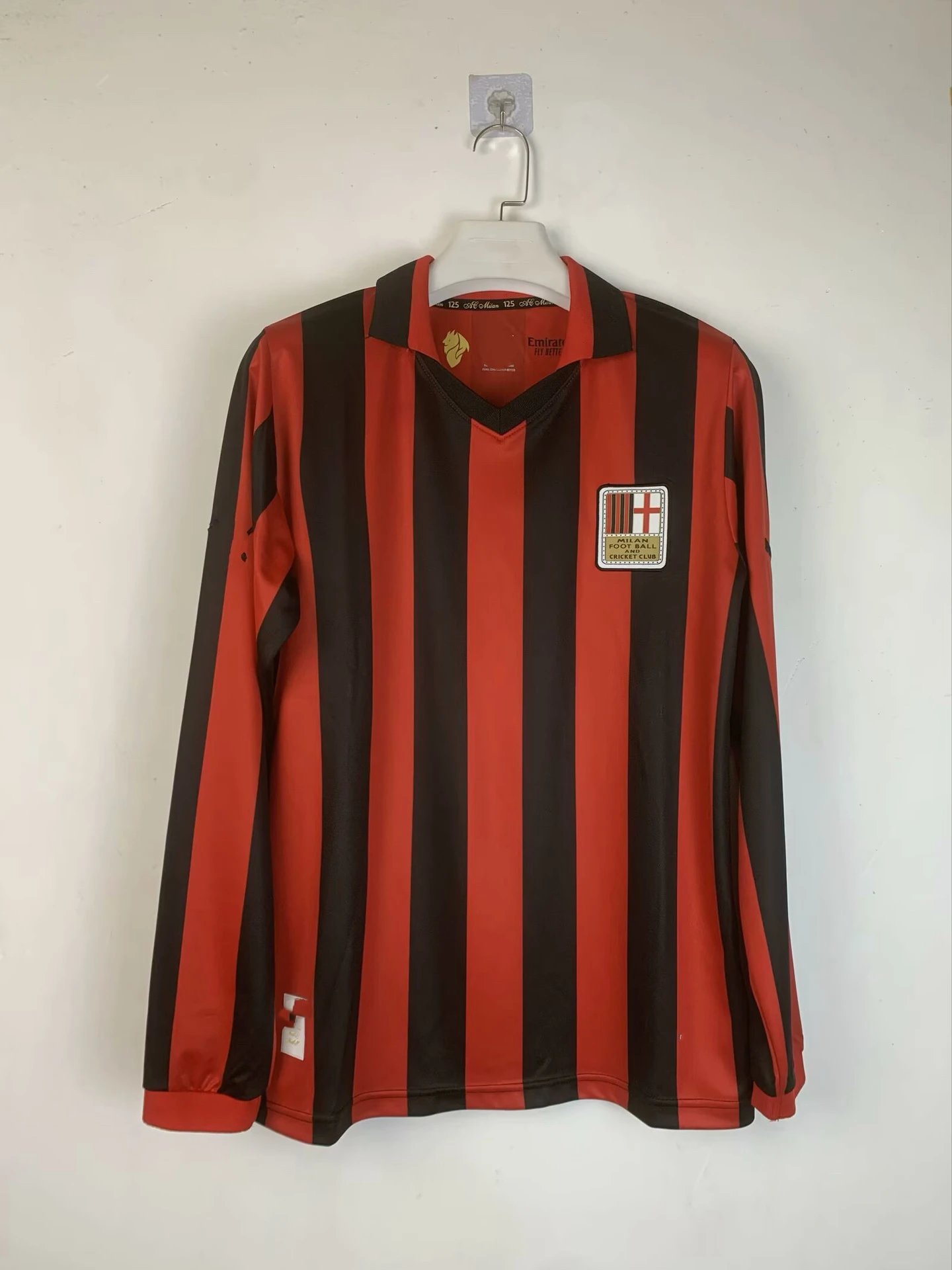 AC Milan Benfica Home Long-Sleeve Jersey Red Jersey - 4