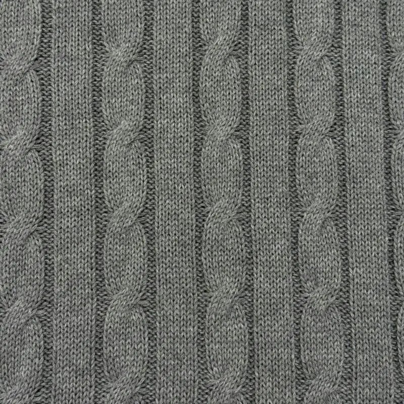 Fred Perry Cable Knit Polo Olive Green Polo Shirt - 22