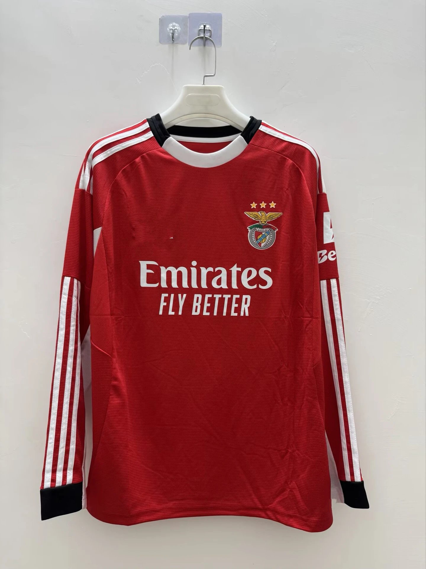AC Milan Benfica Home Long-Sleeve Jersey Red Jersey - 13