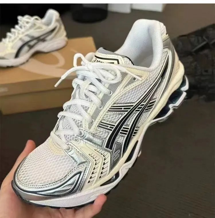Asics Gel-Nimbus Silver Gray Running Shoes - 4